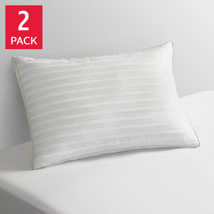 Calvin Klein Modern Stripe Down Alternative Pillow, 2-pack