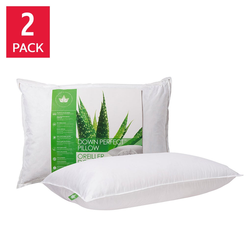 Canadian Down and Feather Company Down Perfect pillow set